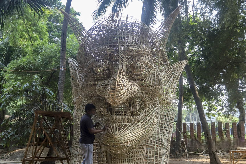 ঢাকা বিশ্ববিদ্যালয়ের চারুকলায় চলছে বর্ষবরণের প্রস্তুতি