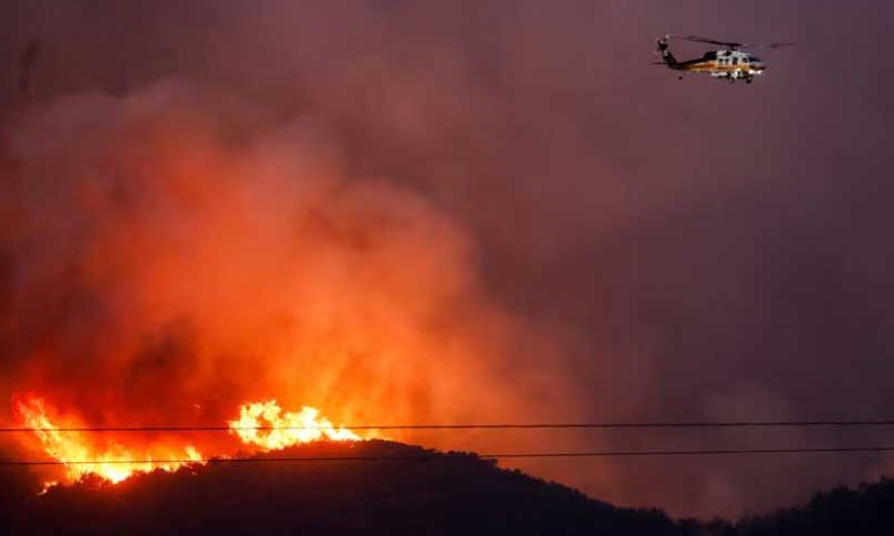নতুন এলাকা গ্রাস করছে লস অ্যাঞ্জেলেসের আগুন
