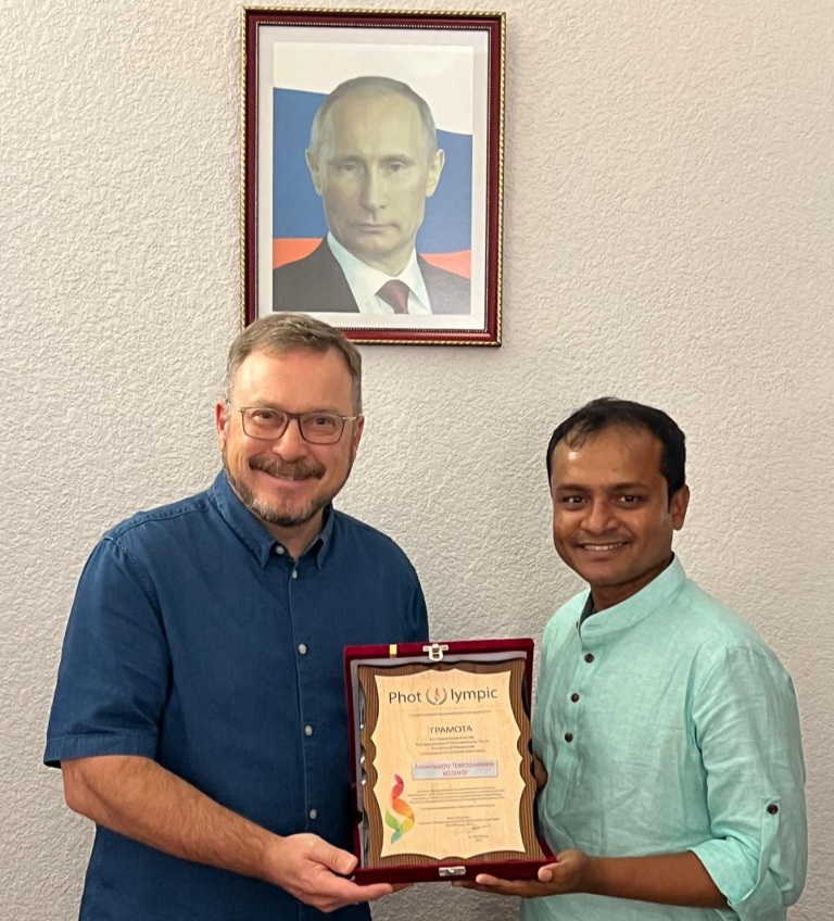 ফটোঅলিম্পিক অ্যাম্বাসেডর পিনু রহমানকে রুশ দূতাবাসে সংবর্ধনা