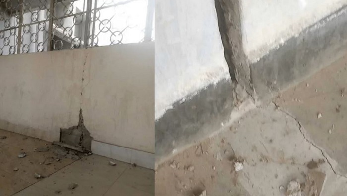 ঢাবিতে ভূমিকম্পে আতঙ্ক : চার শিক্ষার্থী আহত, একাধিক হলে ফাটল