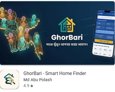 মেস-বাসা খোঁজার ভোগান্তি কমাবে ‘ঘরবাড়ি’ অ্যাপ