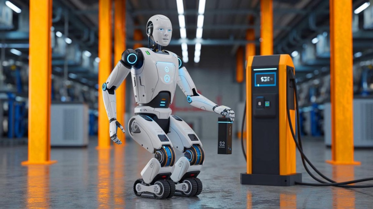 চীনের রোবট এখন নিজের চার্জ নিজেই দেয়